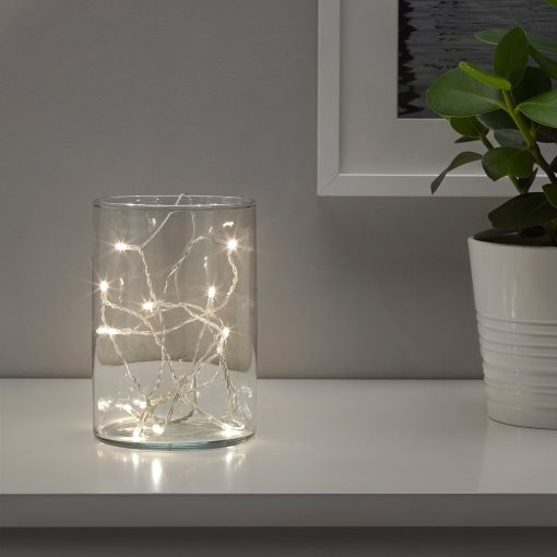 LEDFYR, γιρλάντα φωτισμού LED 12 λαμπ. εσωτ.χώρου/μπαταρία, 304.210.23