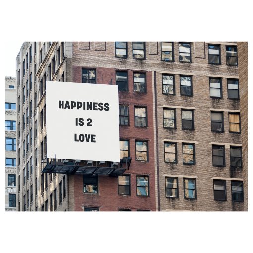PJÄTTERYD, picture/Happiness is to love, 100x70 cm, 305.452.88