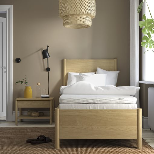 NORRSELE, mattress pad, 90x200 cm, 305.585.63