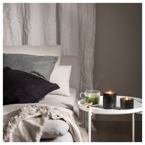 SOTRONN, scented candle in ceramic jar/matcha tea & ginger, 45 hr, 305.623.72