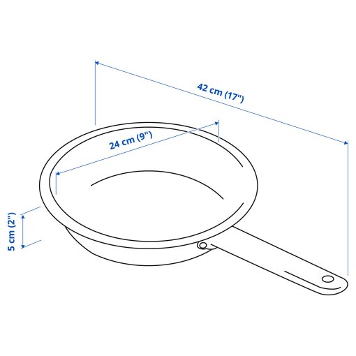 IKEA 365+, frying pan, 24 cm, 305.807.00