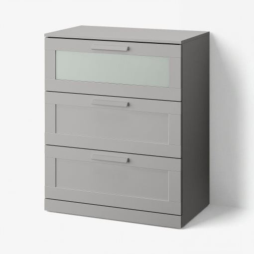BRIMNES, chest of 3 drawers, 78x95 cm, 306.028.01