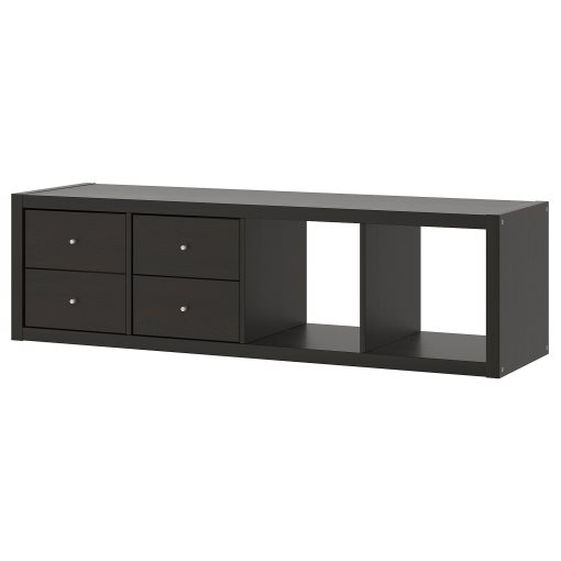 KALLAX, shelving unit with 2 inserts, 392.782.90