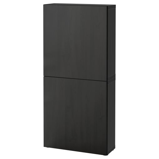 BESTÅ, wall cabinet with 2 doors, 60x22x128 cm, 394.219.62