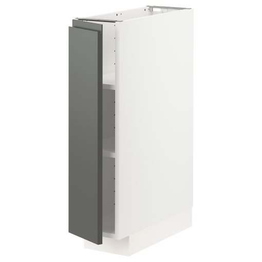 METOD, base cabinet with shelves, 20x60 cm, 394.602.46