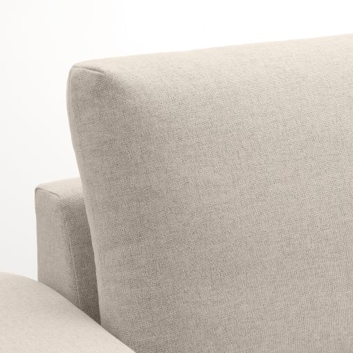 VIMLE, corner sofa-bed with wide armrests, 5-seat with chaise longue, 395.452.03