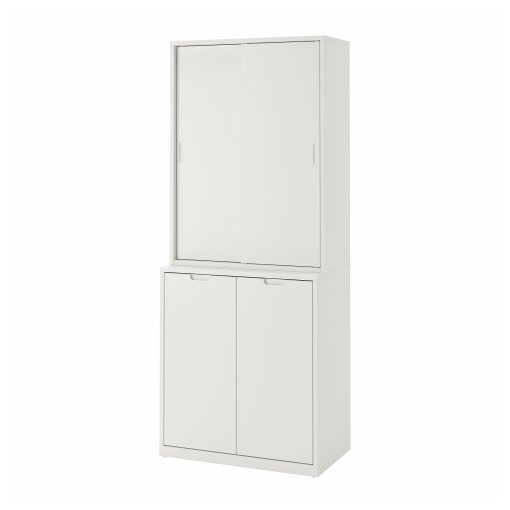 TONSTAD, storage combination with sliding doors, 81x47x201 cm, 395.717.63