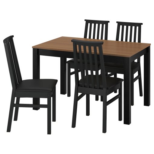 ÅLHULT / ÅLHULT, table and 4 chairs, 120x80 cm, 396.100.76