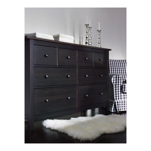 HEMNES, Συρταριέρα με 8 συρτάρια, 402.392.74
