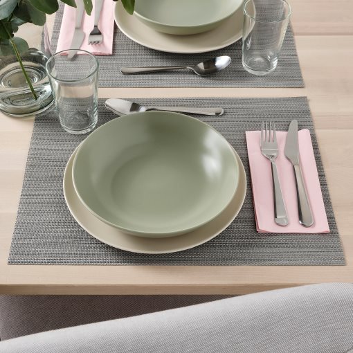 FÄRGKLAR, deep plate/matt 4 pack, 23 cm, 404.781.65