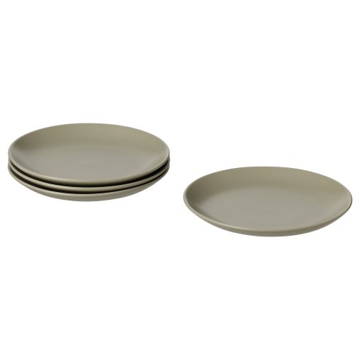 FÄRGKLAR, side plate/matt 4 pack, 20 cm, 404.782.07