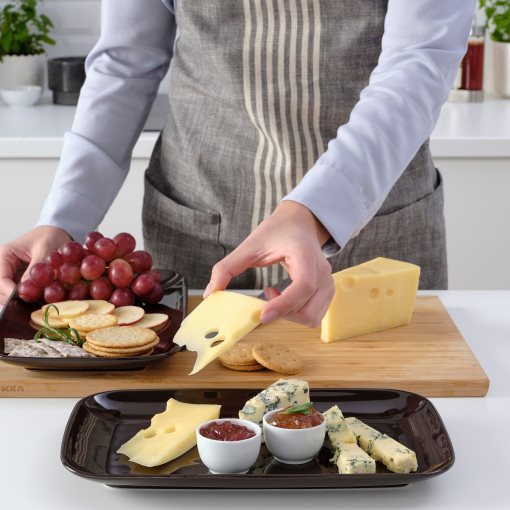 FÄRGKLAR, plate/glossy 4 pack, 30x18 cm, 404.854.44