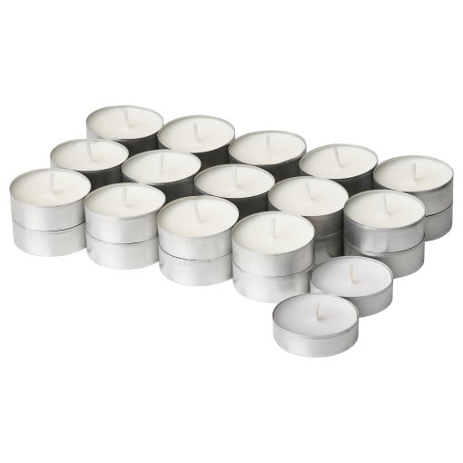 ADLAD, scented tealight/Scandinavian Woods/30 pack, 3.5 hr, 405.021.70