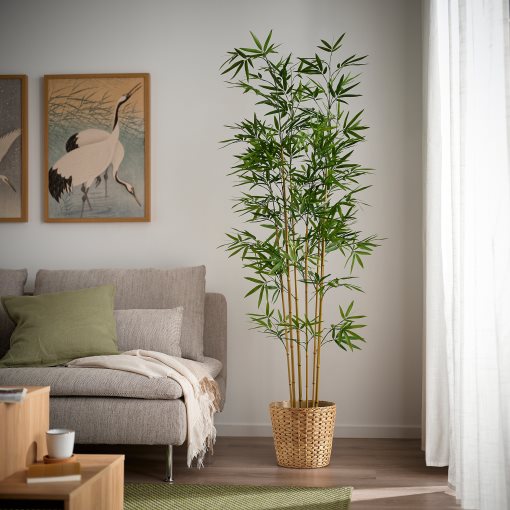 FEJKA, artificial potted plant in/outdoor/bamboo, 21 cm, 406.106.07
