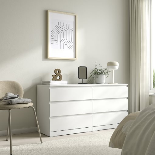 LILLBERGET, chest of 6 drawers, 140x43x68 cm, 406.304.79