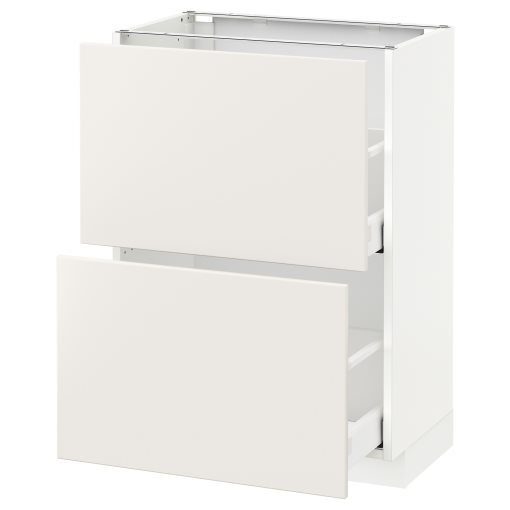 METOD/MAXIMERA, base cabinet with 2 drawers, 491.131.47