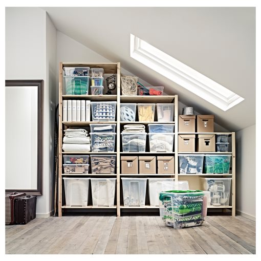 IVAR, 3 sections/shelves, 259x30x226 cm, 494.039.48
