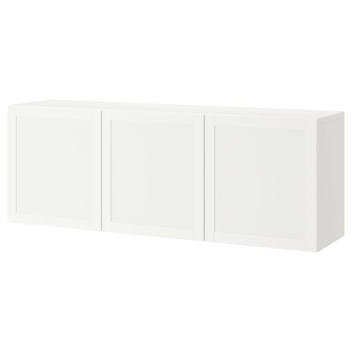 BESTÅ, wall-mounted cabinet combination, 180x42x64 cm, 494.259.12