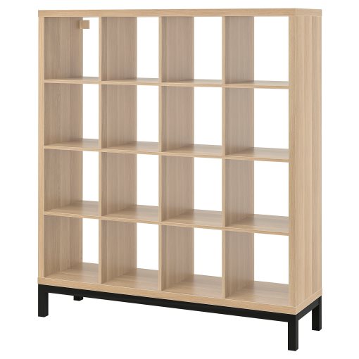 KALLAX, shelving unit with underframe, 147x164 cm, 494.427.18