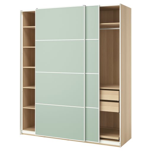 PAX/MEHAMN, wardrobe combination, 200x66x236 cm, 495.517.45
