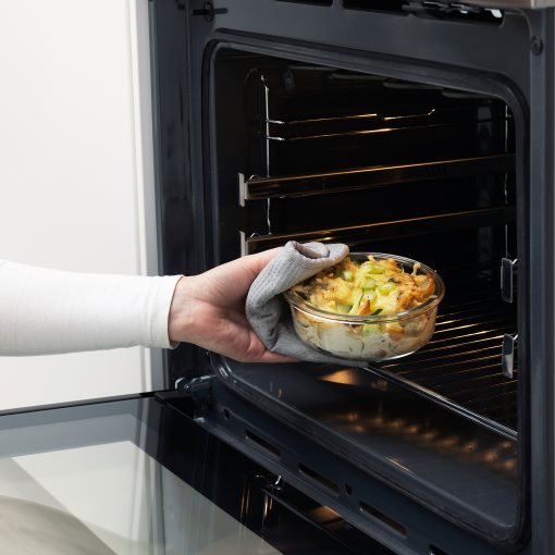 IKEA 365+, food container round/glass, 400 ml, 503.591.95