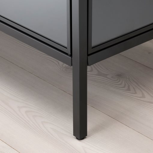 RUDSTA, glass-door cabinet, 80x37x120 cm, 504.501.37