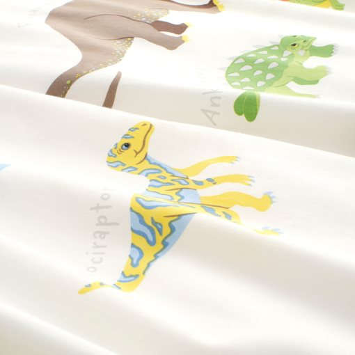 JÄTTELIK, quilt cover and pillowcase, 150x200/50x60 cm, 504.641.15