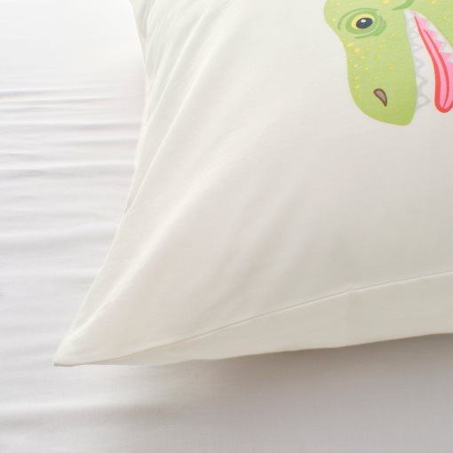 JÄTTELIK, quilt cover and pillowcase, 150x200/50x60 cm, 504.641.15