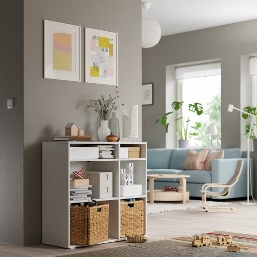 VIHALS, ραφιέρα με 4 ράφια, 95x37x90 cm, 504.832.89