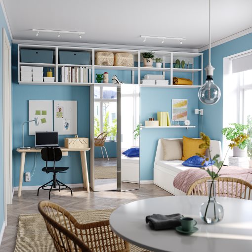 STRAUMEN, mirror door, 40x180 cm, 504.978.18