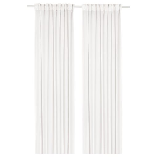 STENFRÖ, sheer curtains with heading tape/1 pair, 145x300 cm, 505.621.25