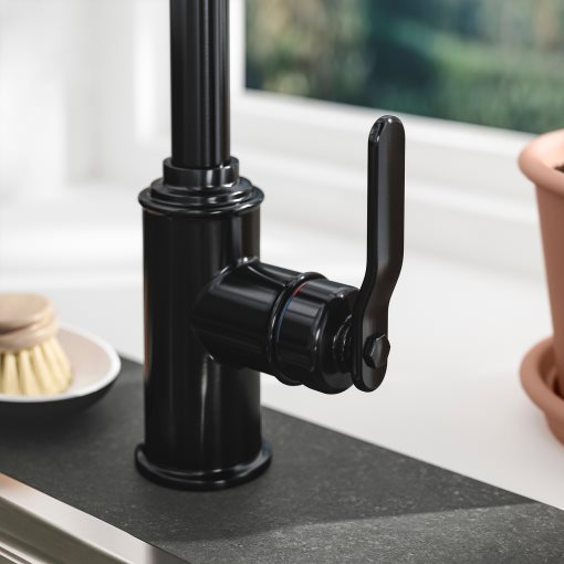 TAKSJÖN, kitchen mixer tap single side lever, 506.045.64