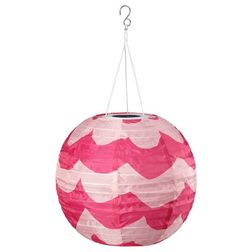 SOLVINDEN, solar-powered pendant lamp with built-in LED light source, 30 cm, 506.147.04