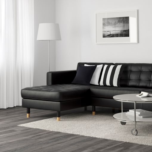 LANDSKRONA, 5-seat sofa with chaise longues, 590.462.04