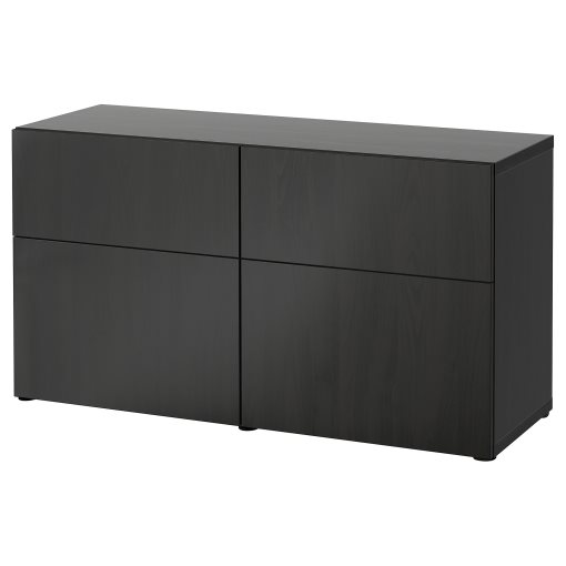BESTÅ, storage combination with doors/drawers soft-closing, 120x42x65 cm, 593.246.15