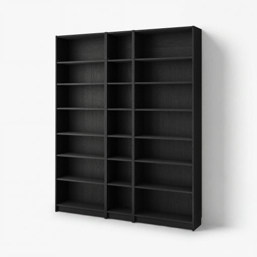 BILLY, bookcase combination with height extension units, 200x28x237 cm, 594.835.34