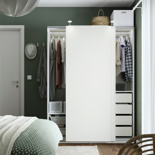 PAX/HASVIK, wardrobe combination, 150x66x201 cm, 595.156.10
