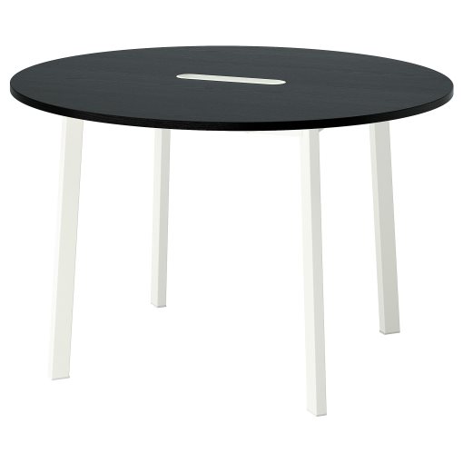 MITTZON, conference table/round, 120x75 cm, 595.304.46