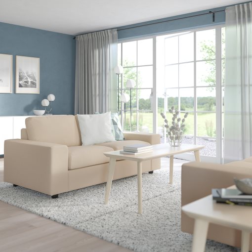VIMLE, 2-seat sofa-bed with wide armrests, 595.370.42