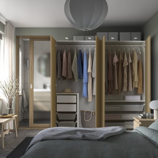 PAX/STORKLINTA, wardrobe combination, 200x66x201 cm, 595.627.72