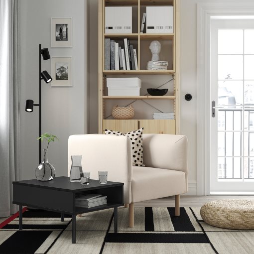 LILLEHEM, armchair with side table, 595.697.40