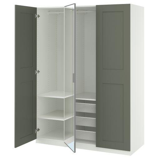 PAX/KAMMAR/GRIM, wardrobe combination, 150x60x201 cm, 595.792.49