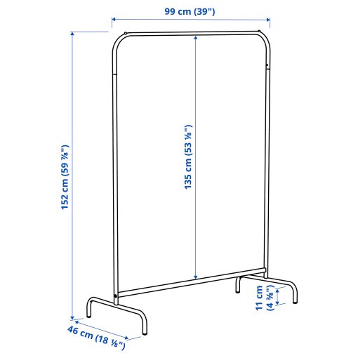 MULIG, clothes rack, 601.794.34