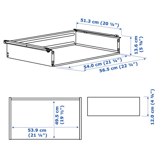 HJÄLPA, drawer without front, 603.309.79