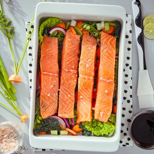 SJÖRAPPORT, salmon fillet/ASC certified/frozen/frozen, 500 g, 603.600.37