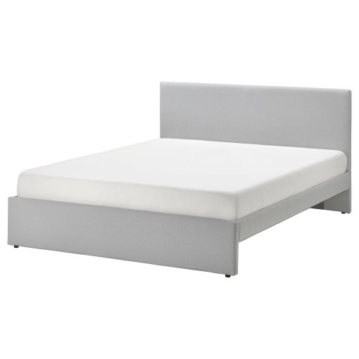 GLADSTAD, upholstered bed, 140x200 cm, 604.904.49