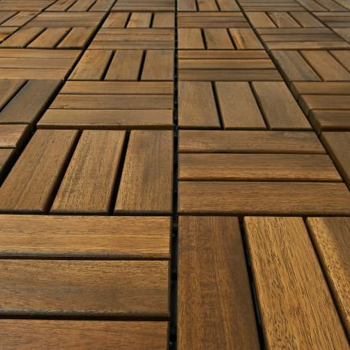 RUNNEN, floor decking/9 pack/outdoor, 0.81 m², 605.184.86