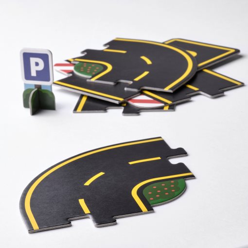 RÄVUNGE, 23-piece car track set, 605.388.56