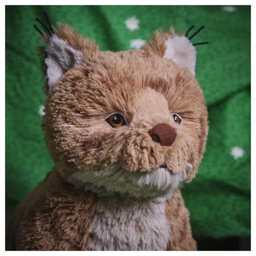 SKOGSDUVA, soft toy/lynx,, 605.786.68