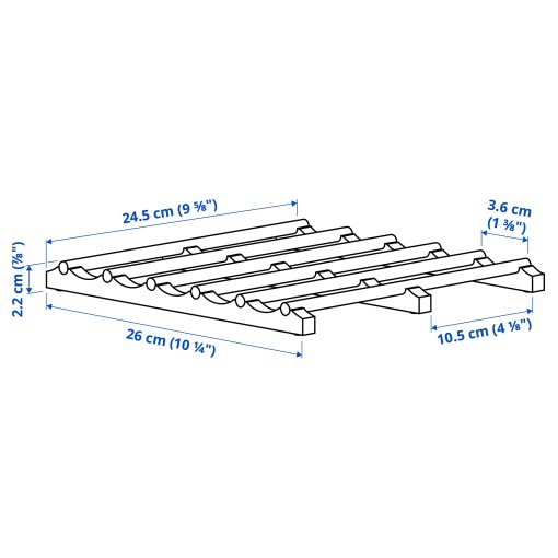 VARIERA, bottle rack, 606.047.14